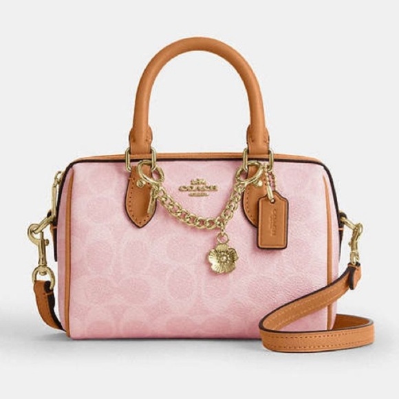 Coach | Bags | New Coach Mini Rowan Crossbody Bag In Signature With ...
